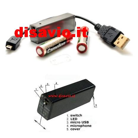 registratore spia audio