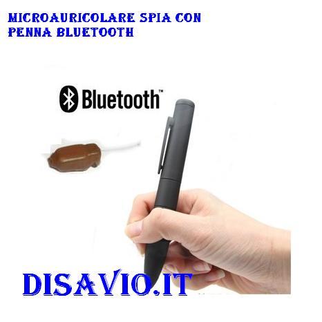 Mini auricolare spia con penna bluetooth - 100Privacy