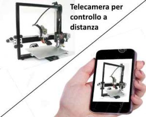 telecamera stampanti 3d