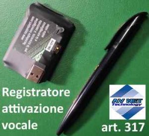microregistratore audio attivazione vocale