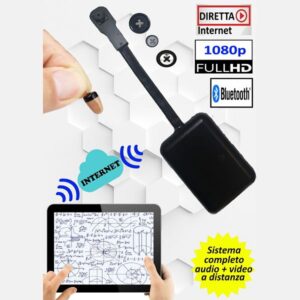 kit micro telecamera e microauricolare per esami