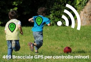 Bracciale GPS per controllo minori