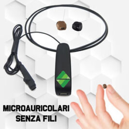 Microauricolari senza fili nascosto audio